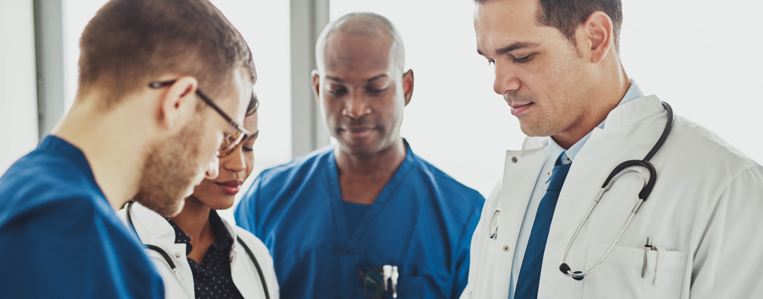 Doctors talking